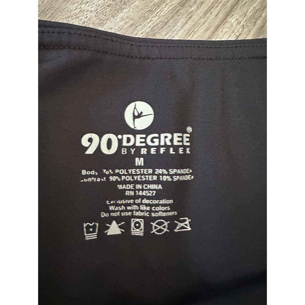 AVA Athletic Shorts High Waist Yoga Workout Pocket Bike Shorts Black - Picture 9 of 12